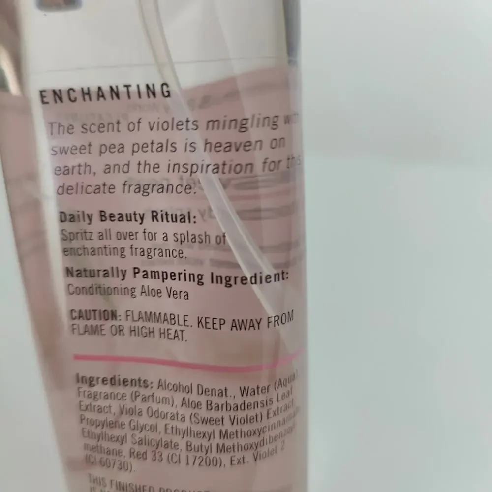 Bath & Body Works Sweet Pea Body Splash Spray Mist 8 fl. oz. NEW Old Stock
